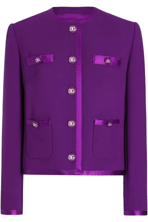 Dolce & Gabbana Blazer med satindetalje
