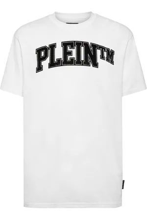 Philipp Plein T-shirt med logoudsmykning