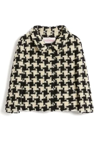 VALENTINO GARAVANI Tweed-jakke i jomfruuld