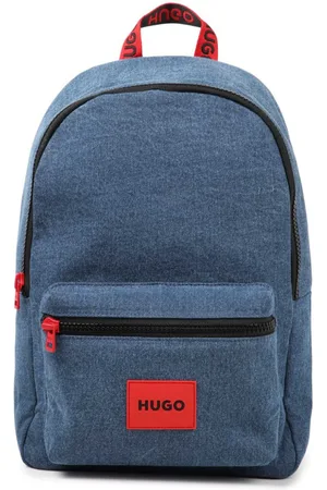 HUGO BOSS Rygsæk med logo-applikation