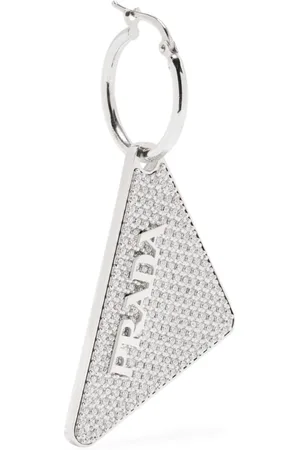 Prada Krystaløreringe med logo