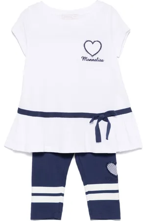 MONNALISA Leggingssæt med broderet logo