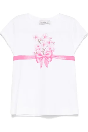 MONNALISA T-shirt med blomstertryk