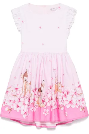 MONNALISA X Disney kjole med Bambi-tryk