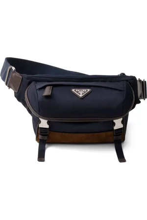 Prada Messenger-taske med trekantet logo