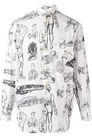 Jean Paul Gaultier Skjorte med First Aid tryk