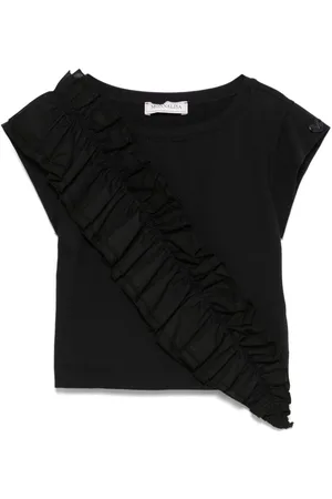 MONNALISA T-shirt med flæsekant