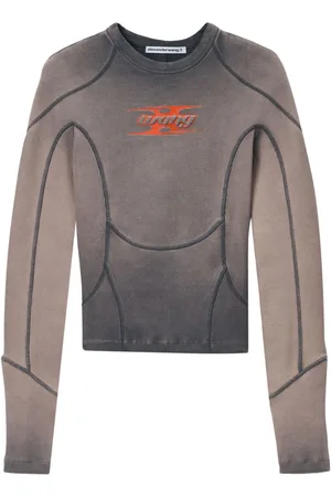 Alexander Wang T-shirt med broderet logo