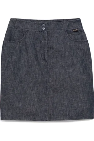 CHANEL 1999 denimnederdel