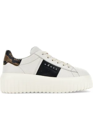Hogan H-Stripes sneakers i ruskind