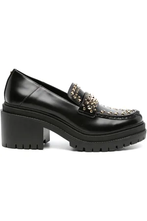 Michael Kors Rocco Astor loafers i læder med nitter
