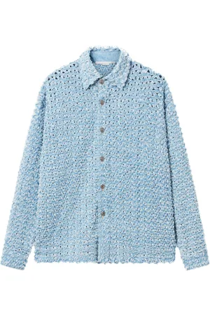 Stella McCartney Denimskjorte i bouclé