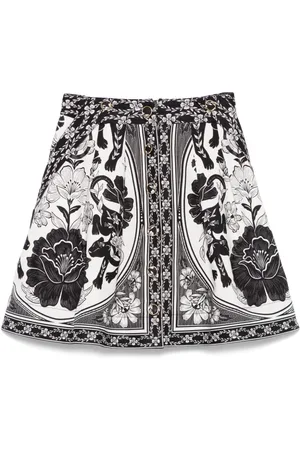 Farm Rio Kort Flower Leopard nederdel