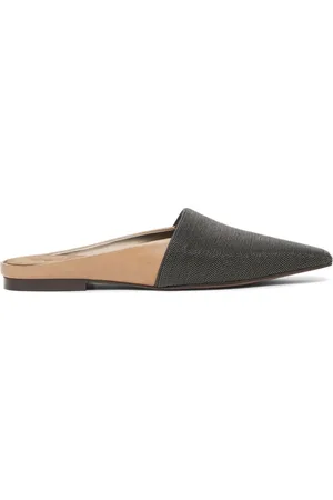 Brunello Cucinelli Mules med monili-detalje