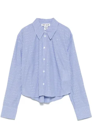 DKNY Stribet skjorte i poplin