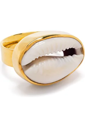 Tohum Design Ring med søskal-applikation