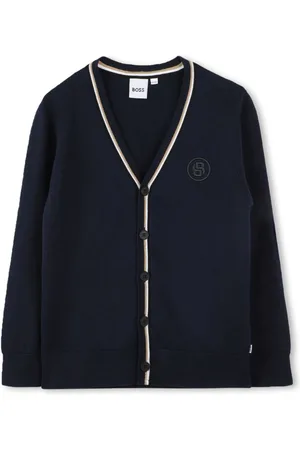 HUGO BOSS Cardigan med broderet logo
