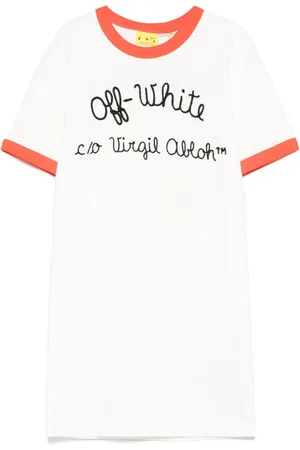 OFF-WHITE Kjole med broderet logo