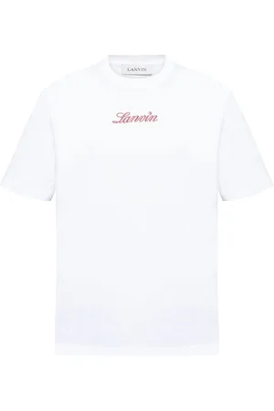 Lanvin T-shirt med logobroderi