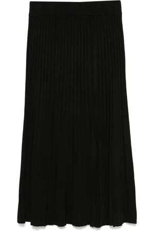 DKNY Lang ribstrikket nederdel