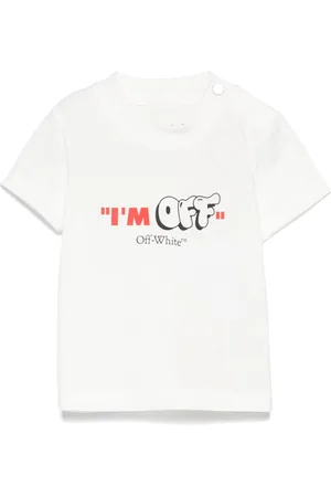 OFF-WHITE T-shirt med slogantryk