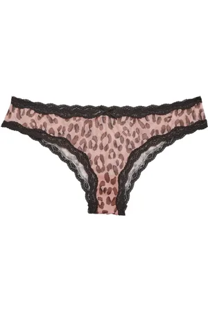 FLEUR DU MAL Gennemsigtig bh med leopardtryk