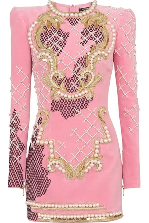 Balmain Kort broderet kjole