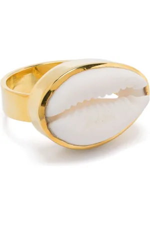 Tohum Design Ring med søskal-applikation