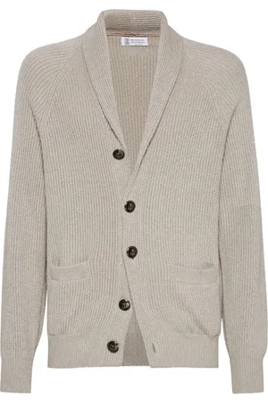 Brunello Cucinelli Ribstrikket cardigan