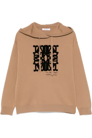 Max Mara Hættetrøje med flock-logo