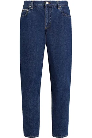Dolce & Gabbana Jeans med lige ben og logoplade