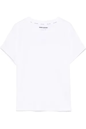 DKNY T-shirt med logobroderi