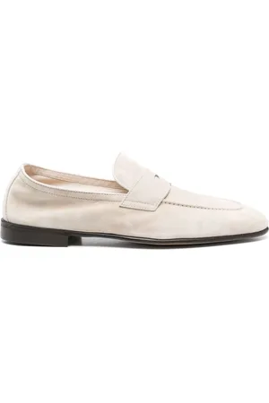 Brunello Cucinelli Penny-loafers i ruskind