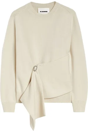 Jil Sander Trøje med ruchet detalje