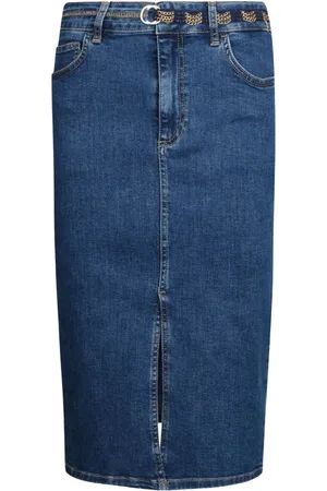 Liu Jo Mellemlang nederdel i denim