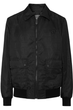 Philipp Plein Bomberjakke med monogram i jacquard