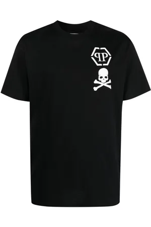 Philipp Plein Kortærmet T-shirt med logotryk