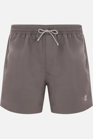 Brunello Cucinelli Badeshorts med broderet logo