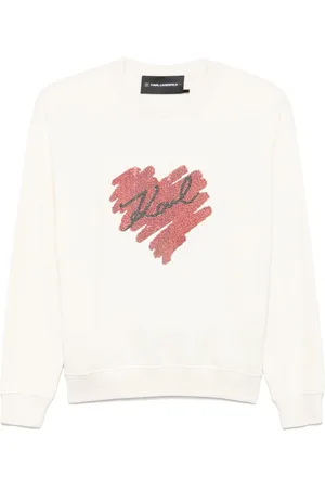 Karl Lagerfeld Sweatshirt med krystallogo