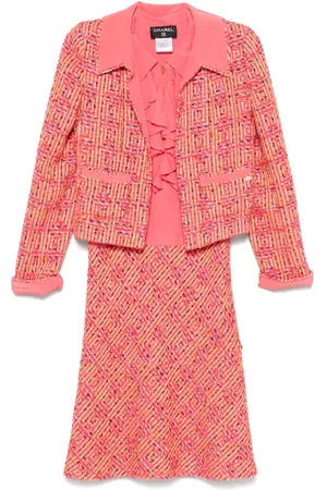 CHANEL Kjolesæt i tweed fra 2001