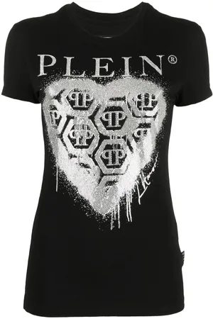 Philipp Plein Kortærmet T-shirt med logotryk