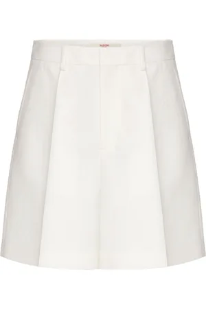 VALENTINO GARAVANI Bermuda-shorts i uld og silke