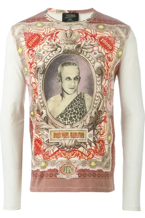 Jean Paul Gaultier Top med JPG tryk
