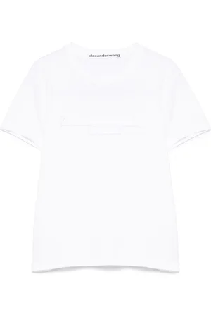 Alexander Wang T-shirt med præget logo