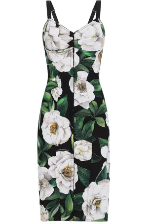 Dolce & Gabbana Kort kjole med blomstertryk