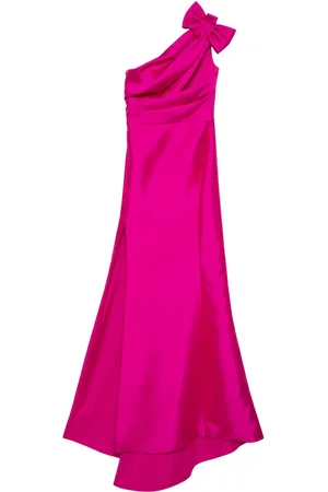 Amsale Mikado bodice-kjole med draperinger