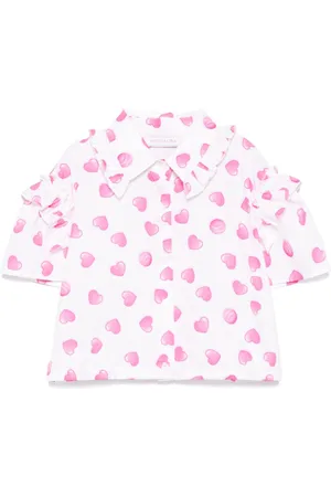 MONNALISA Bluse med hjerte-tryk
