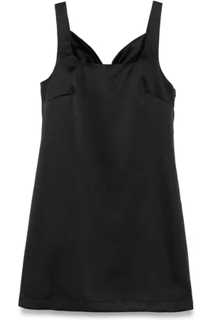 House of Sunny Kort shift-kjole i satin