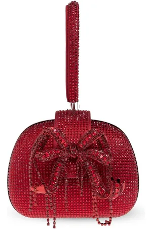Self-Portrait Clutch med rhinstenudsmykning