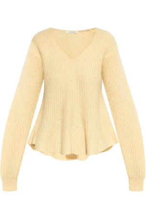 By Malene Birger Strikket top med peplum-kant